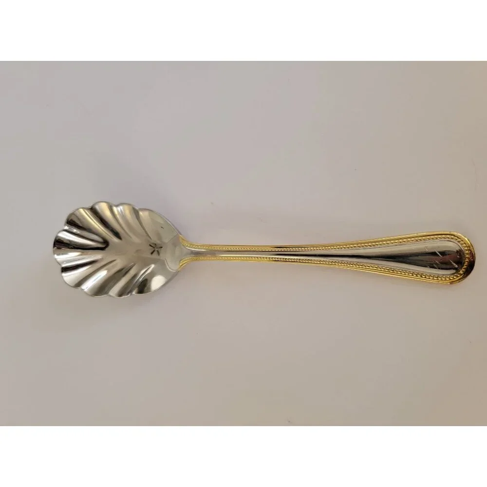 Regal Pearl by Wallace Stainless 18/10 Sugar Shell Spoon
